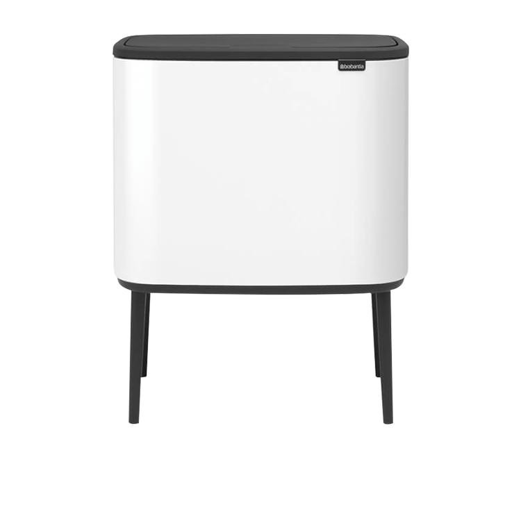 Brabantia Bo Touch Dual Bin 11L+23L White Fast Shipping
