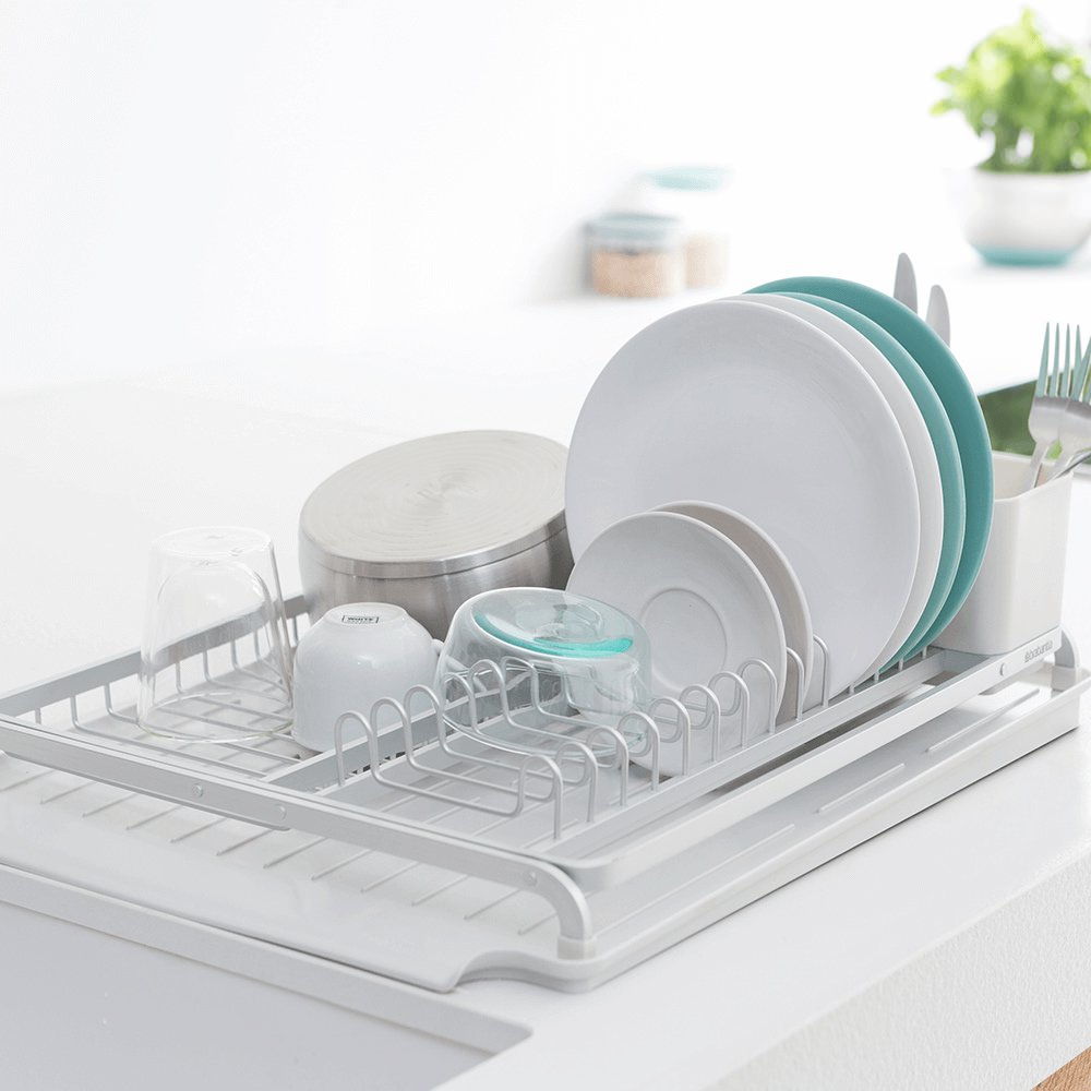 brabantia dish drying rack light grey fast shipping brabantia dish drying rack light grey