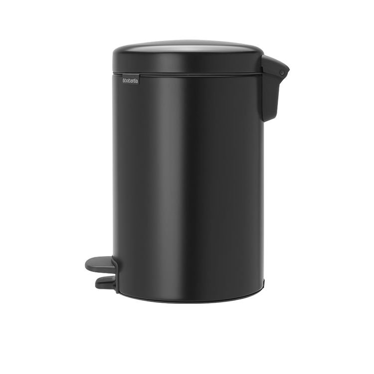 Brabantia NewIcon Pedal Bin 12L Matte Black Fast Shipping