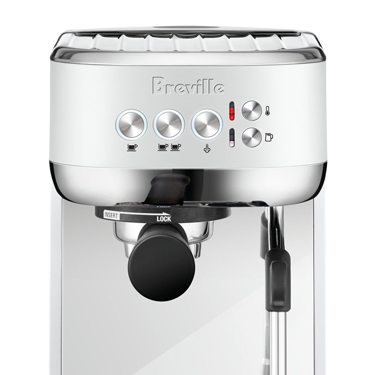 Breville Bambino Plus Luxe Automatic Espresso Machine Sea Salt At 