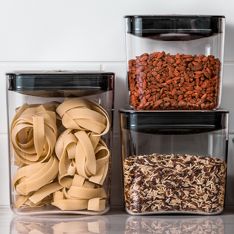 ClickClack Pantry Cube Container w/ White Lid 3.3L Fast Shipping