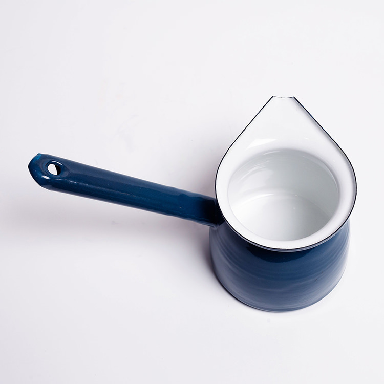 Enamel Turkish Coffee Pot 500ml Blue Kitchen Warehouse