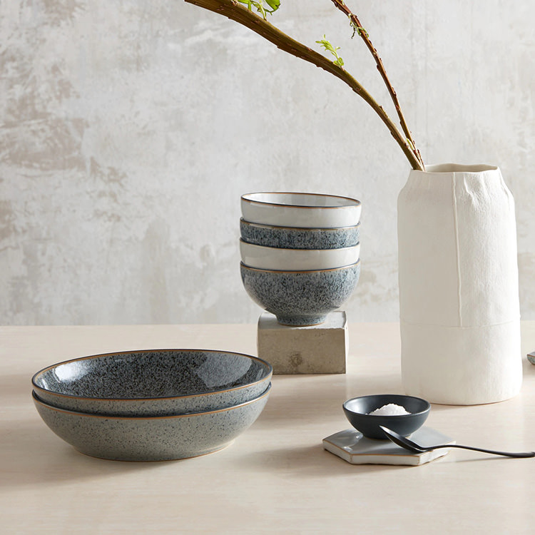 Denby Studio Grey Pasta Bowl 22cm Set of 4 Kitchen Warehouse™