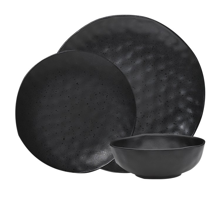 Ecology Speckle Dinner Set 12pc Ebony Kitchen Warehouse™