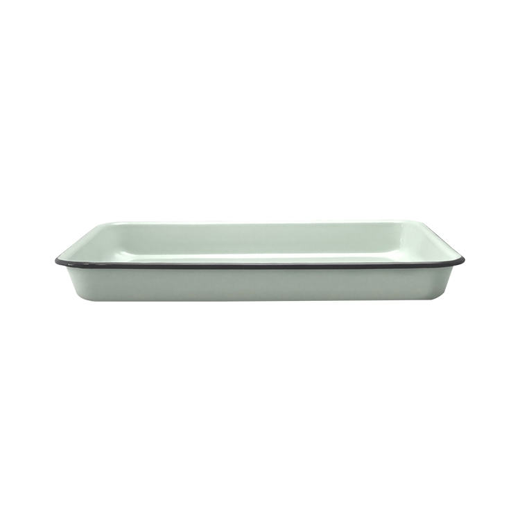 Falcon Enamel Baking Tray 28cm Duck Egg Kitchen Warehouse