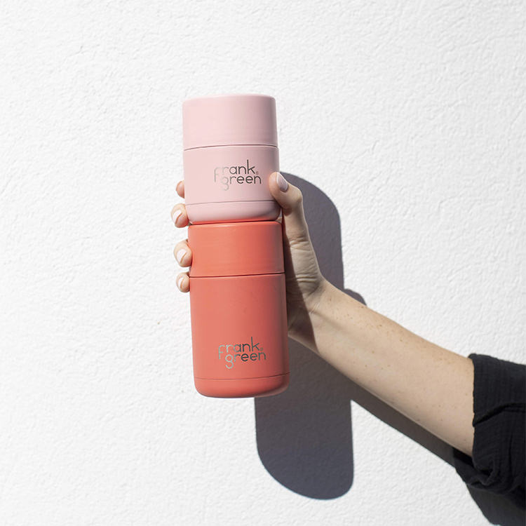 Frank Green Ceramic Reusable Cup 295ml (10oz) Harbor Mist Kitchen