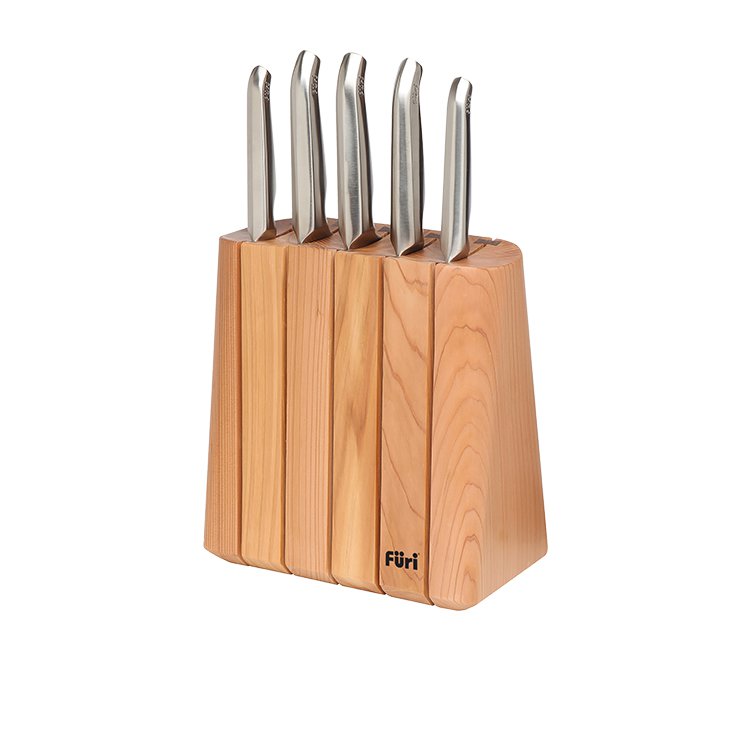 Furi Pro Chamber Vertical 6pc Knife Block Set Fast Shipping