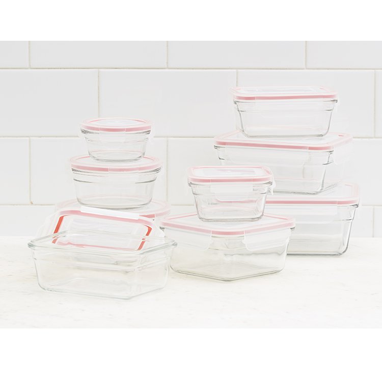 Glasslock Oven Safe Container 9pc Set On Sale Now!