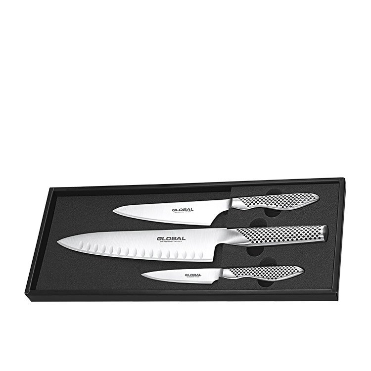 Global 3pc Knife Set Fast Shipping