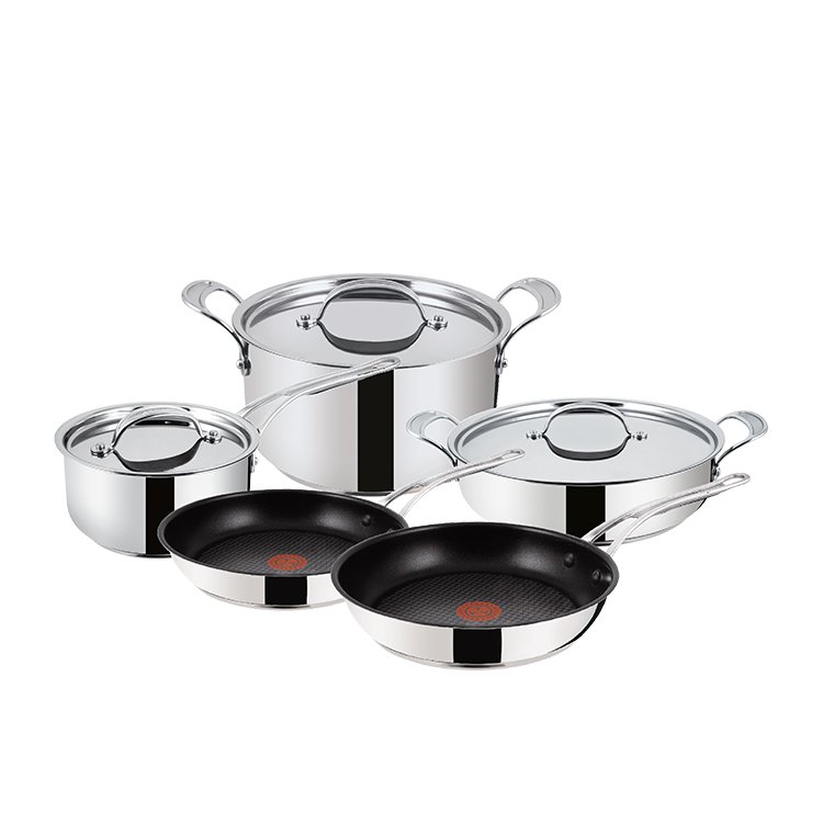 Jamie Oliver Premium Stainless Steel 5pc Cookware Set Fast Shipping