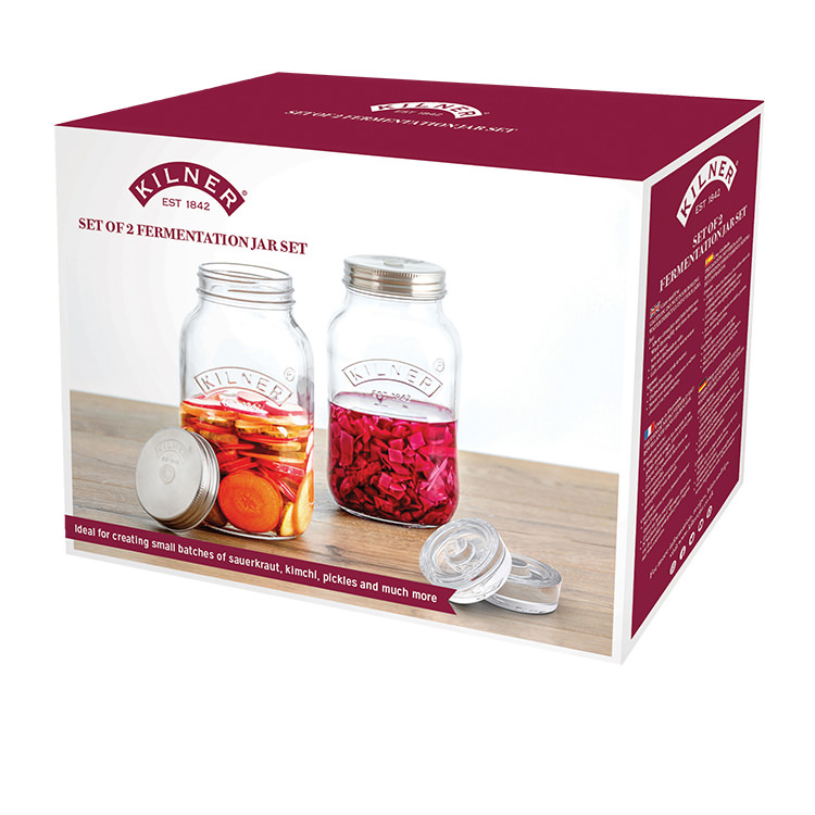 Kilner Fermentation Jar 1L Set of 2 Kitchen Warehouse