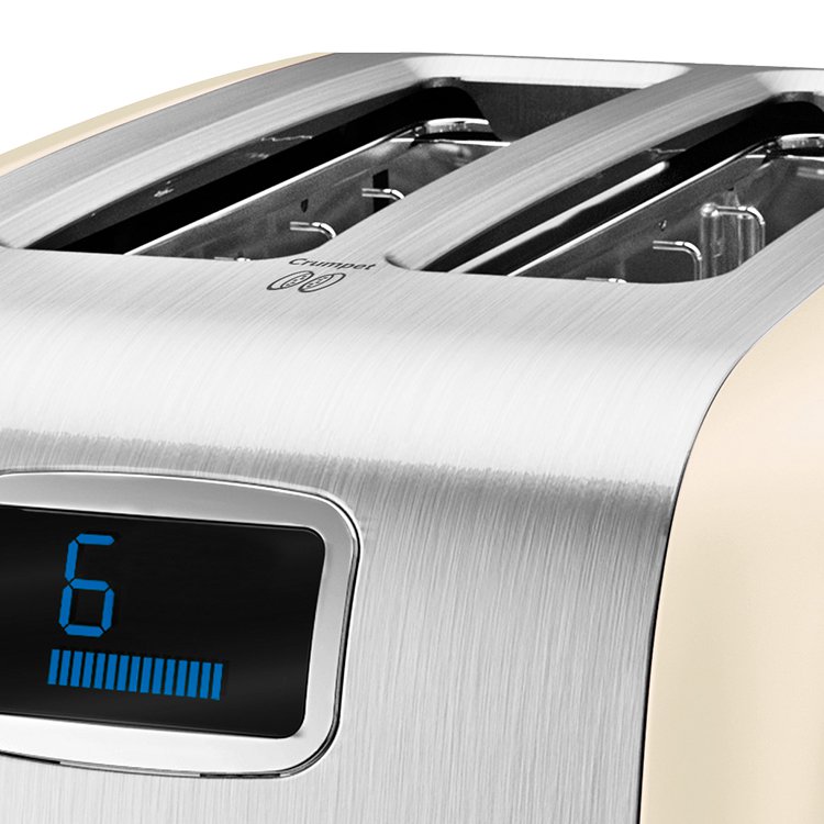 KitchenAid Artisan KMT223 2 Slice Toaster Almond Cream Kitchen Warehouse™