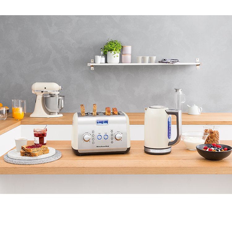 KitchenAid Artisan 4 Slice Toaster Almond Cream Fast Shipping