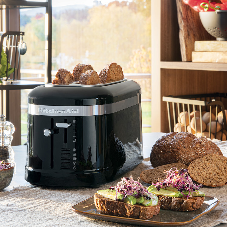 KitchenAid KMT5115 4 Slice Toaster Onyx Black Kitchen Warehouse™