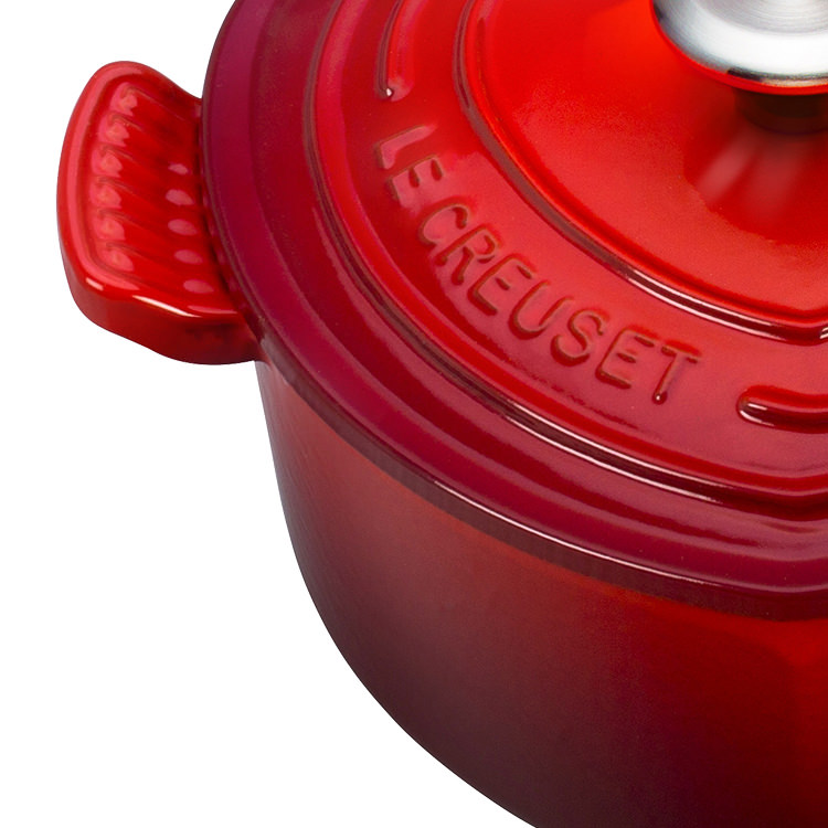 Le Creuset Heart Shaped Casserole 20cm 1.9L Cerise Fast Shipping