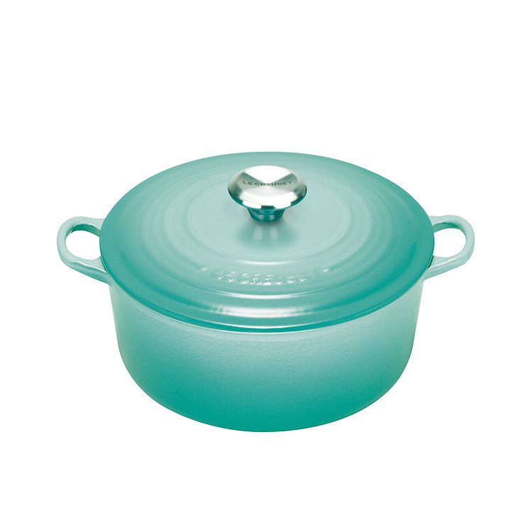 Le Creuset Signature Round Casserole 22cm 3l Cool Mint Fast Find Your Nearest Le Creuset Signature Cast Iron Round Casserole 22cm