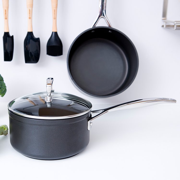Le Creuset Toughened NonStick 3pc Saucepan Set On Sale Now!