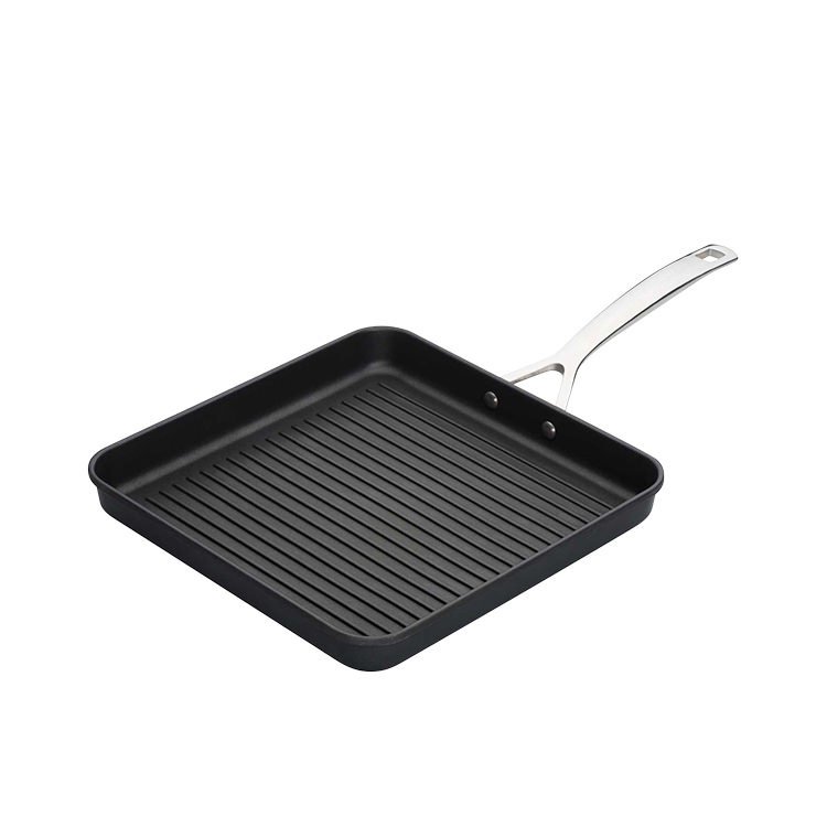 Le Creuset Toughened Non Stick Square Grill Pan 28cm Fast Shipping