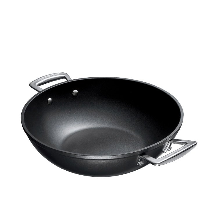 Le Creuset Toughened NonStick Wok Pan 32cm Fast Shipping