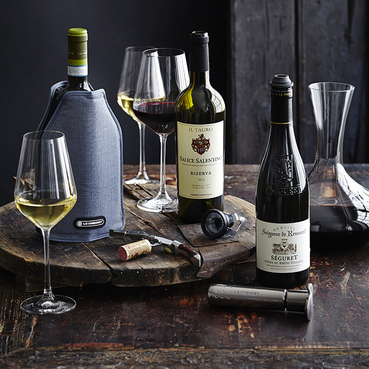 Le Creuset Red Wine Glass 635ml Set of 4 Kitchen Warehouse