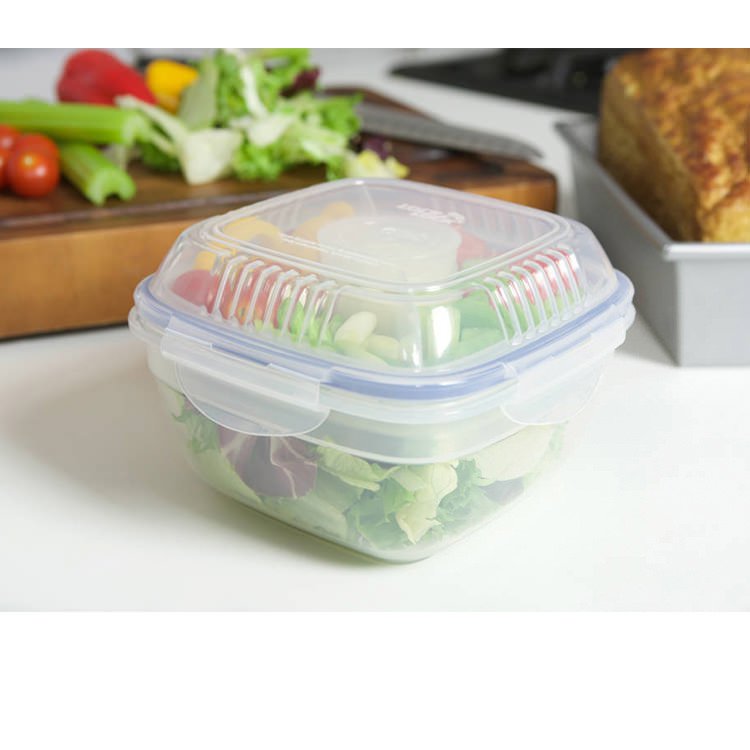 Lock & Lock Special Salad Lunch Box with Dividers 950ml Fast Shipping