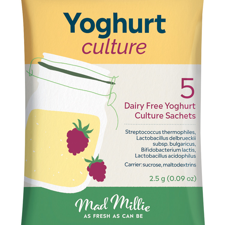 Mad Millie Probiotic Yoghurt Cultures Sachet Dairy Free Fast Shipping
