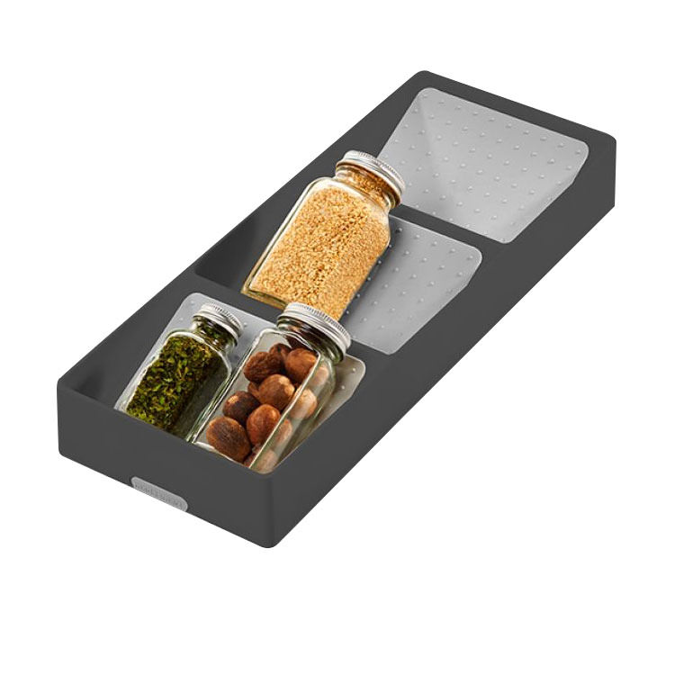 Madesmart Spice Drawer Organiser Graphite Kitchen Warehouse