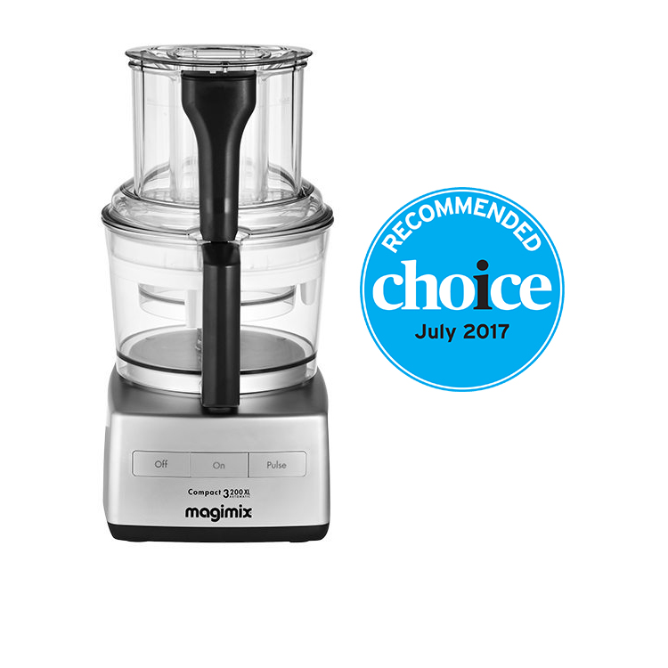 Magimix 3200XL Food Processor Matte Chrome w/ Bonus Kitchen Warehouse