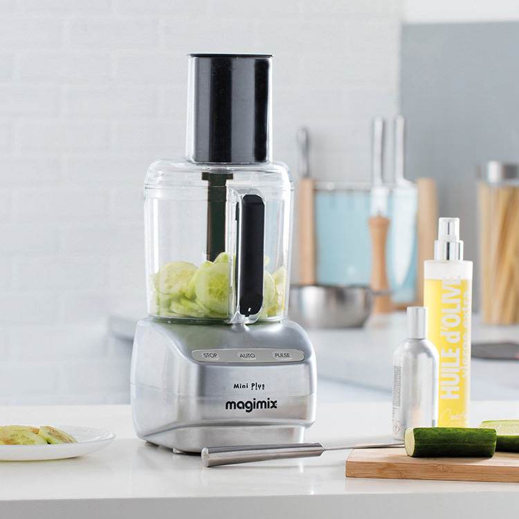 Magimix Le Mini Plus Food Processor Matte Chrome Kitchen Warehouse™