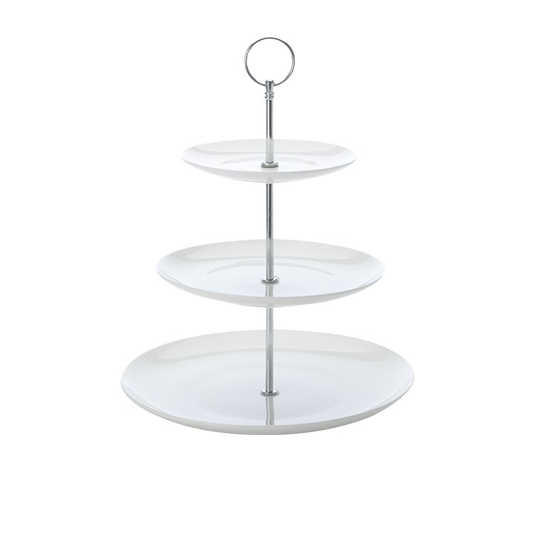 Tier White Cake Stand Tier White Cake Stand