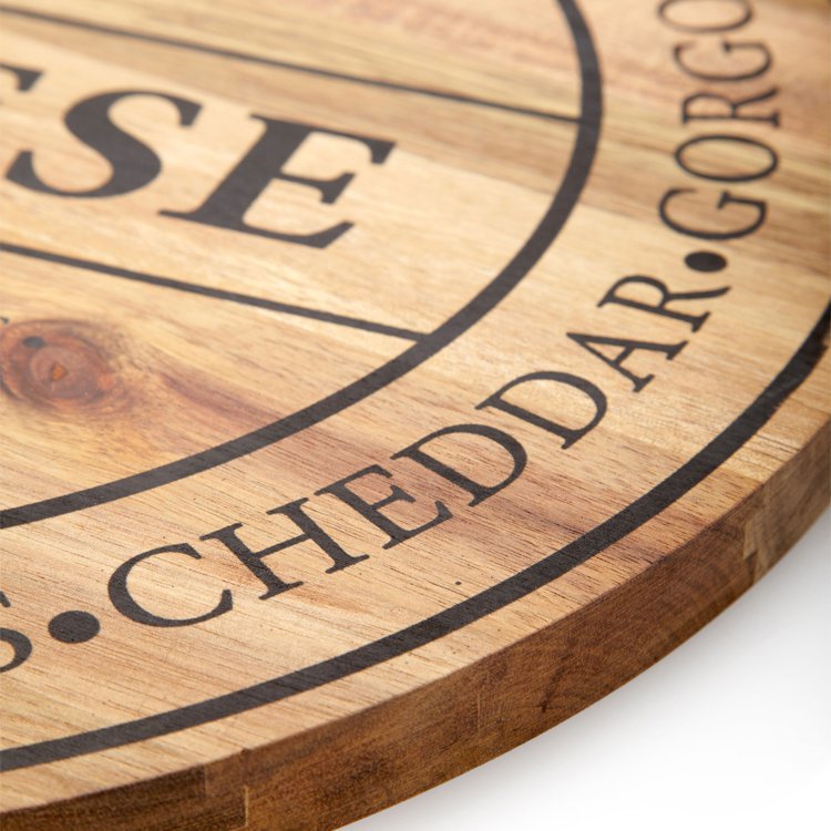 Salt & Pepper Fromage Round Wooden Cheese Board 40cm