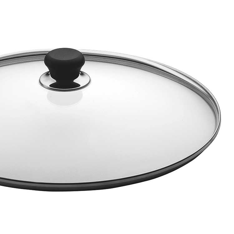Scanpan Glass Lid with Silver Rim 18cm