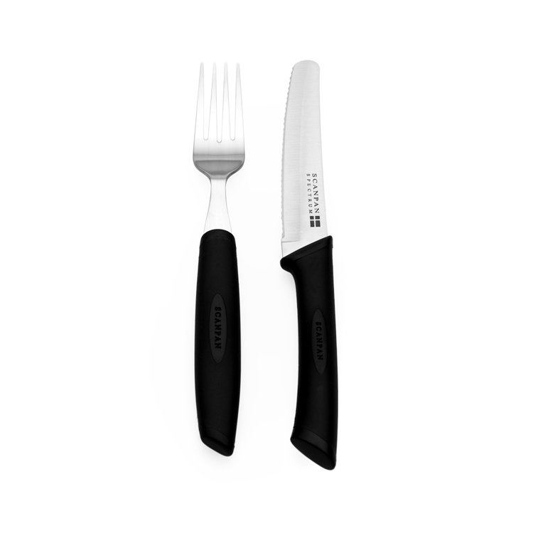 Scanpan Spectrum Steak Knife Set 6pc Black Kitchen Warehouse™