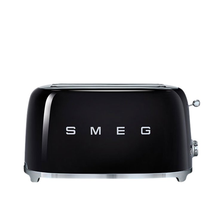 Smeg 4 Slice Toaster Black Kitchen Warehouse