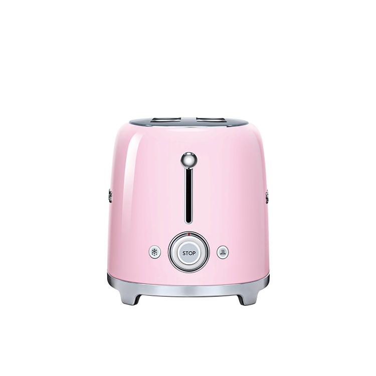 Smeg 4 Slice Toaster Pastel Pink Kitchen Warehouse