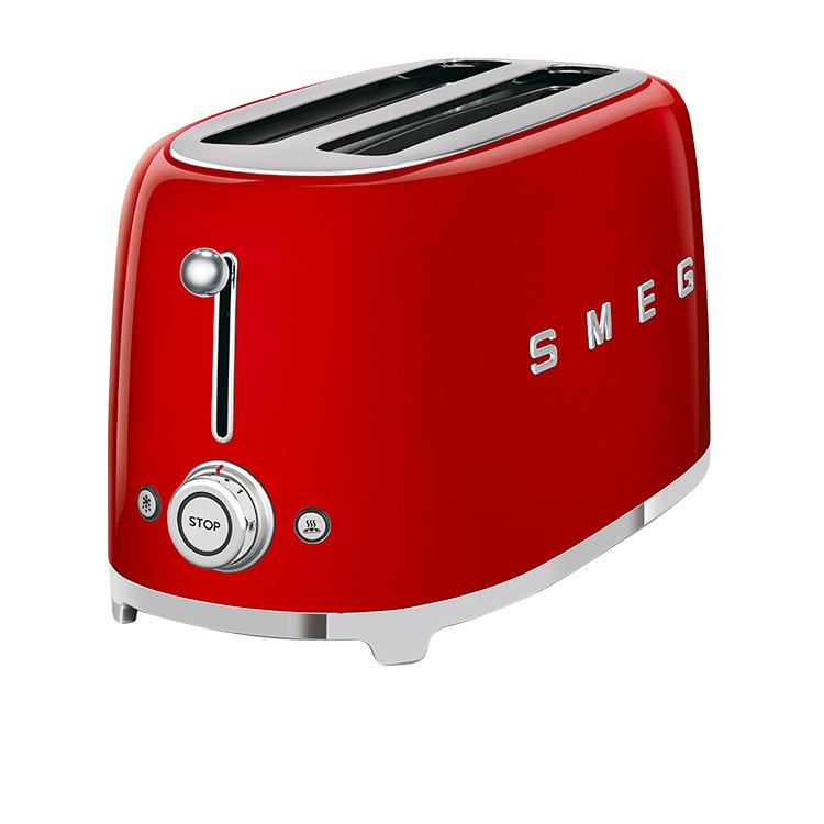 Smeg 4 Slice Toaster Red Kitchen Warehouse