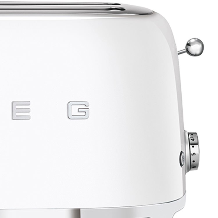 Smeg 4 Slice Toaster White Kitchen Warehouse