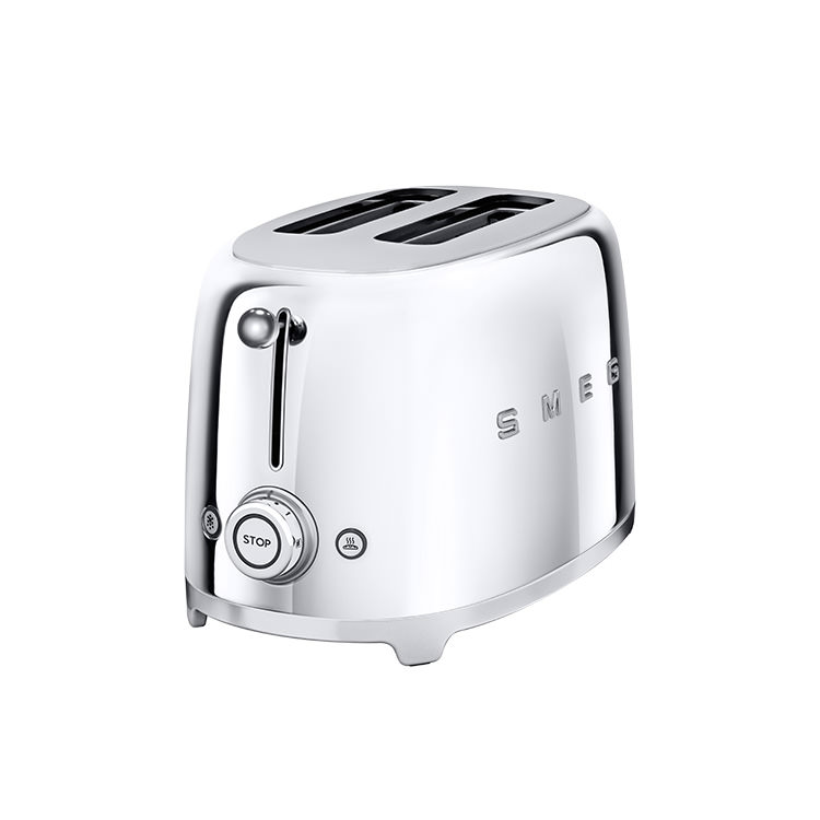 Smeg 2 Slice Toaster Chrome Kitchen Warehouse