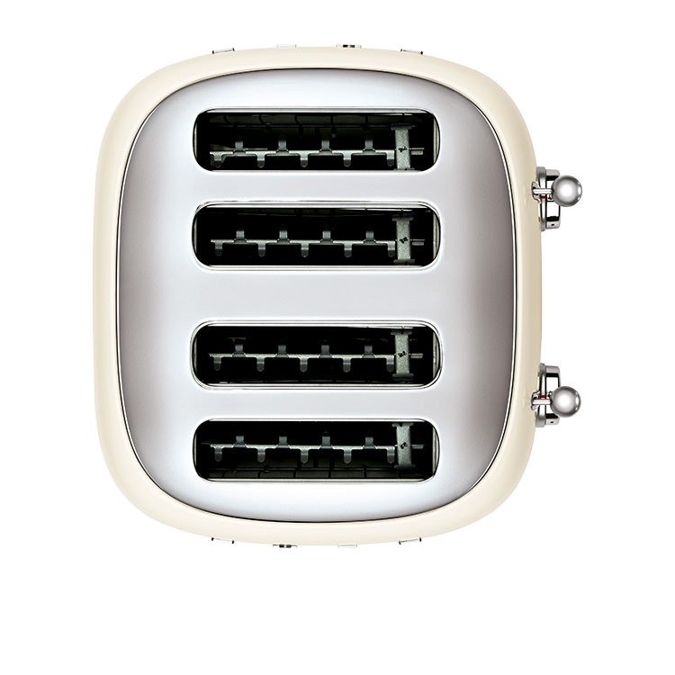 Smeg 4 Slot Toaster Cream Kitchen Warehouse