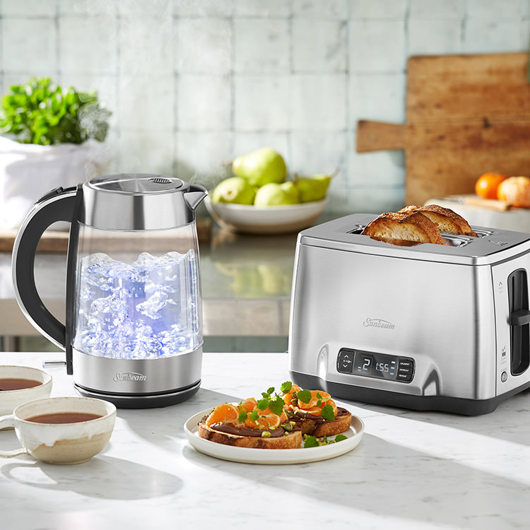 Sunbeam Maestro KE9750 Dual Wall Glass Kettle 1.7L Kitchen Warehouse™