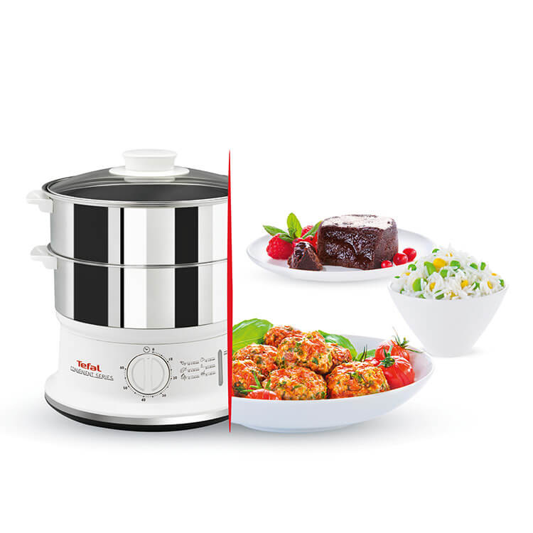 Tefal Convenient Steamer 6L White Kitchen Warehouse™