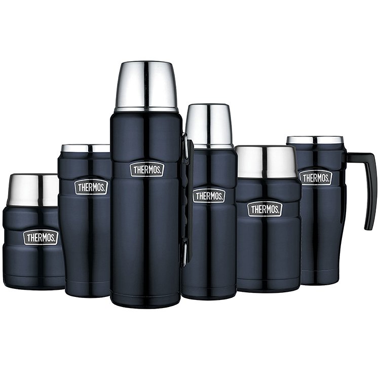Thermos Stainless King Insulated Flask 1.2L Midnight Blue Fast Shipping!