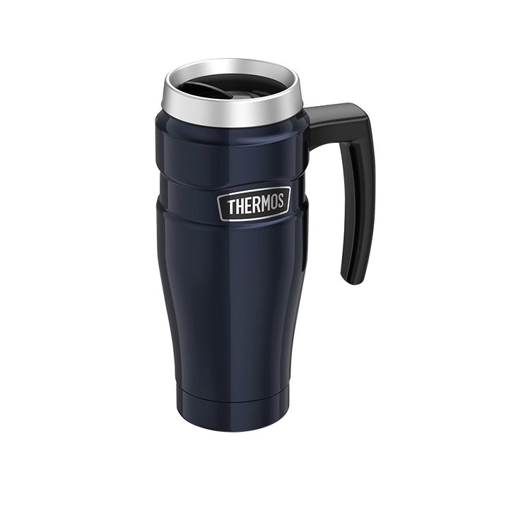 Thermos Stainless King Insulated Travel Mug 470ml Midnight Blue Fast