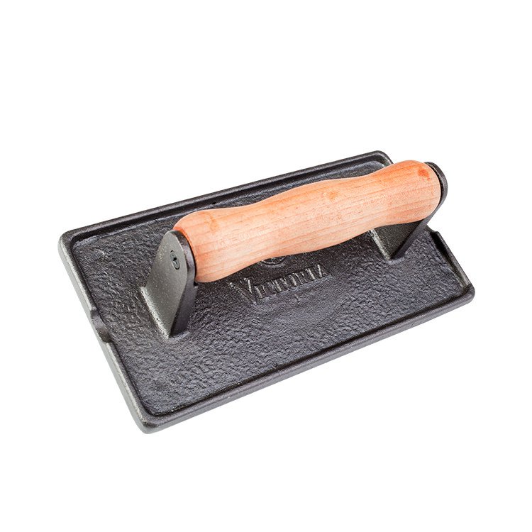 Victoria Cast Iron Grill Press Kitchen Warehouse™