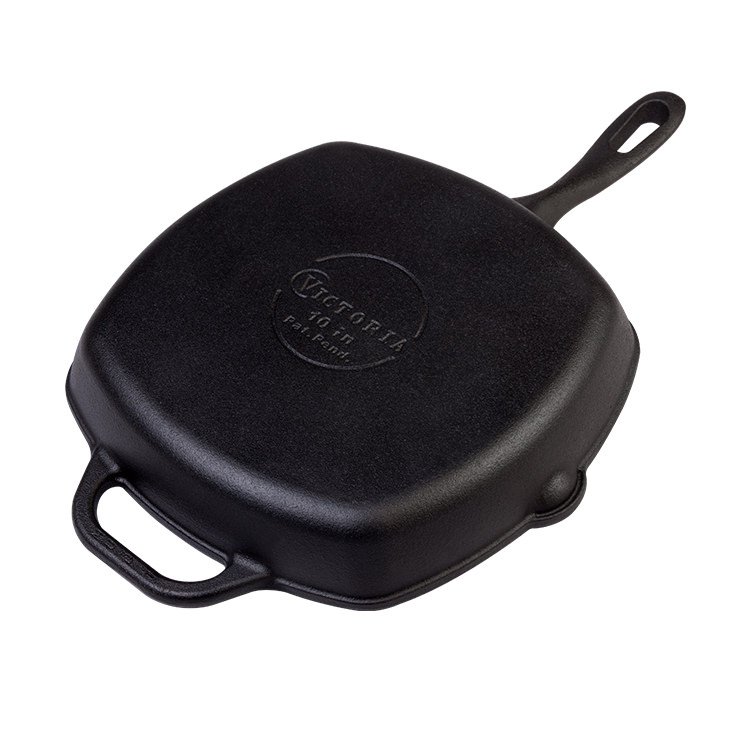 Victoria Seasoned Square Grill Pan 25cm Kitchen Warehouse™