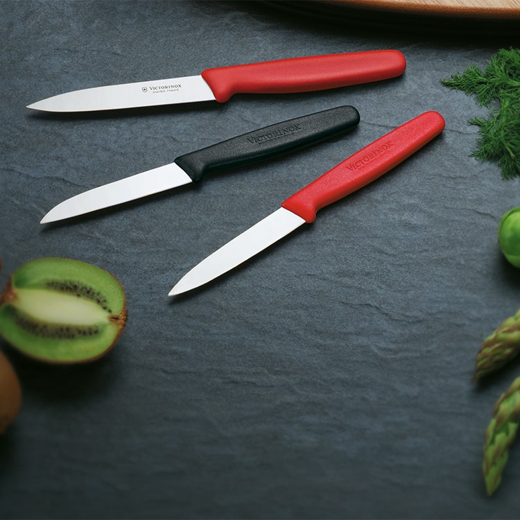 Victorinox Pointed Tip Vegetable Knife 10cm Red Kitchen Warehouse™