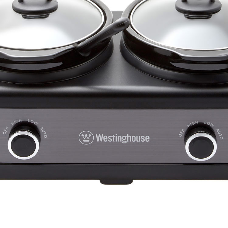 Westinghouse 2 Pot Slow Cooker 2.5L Kitchen Warehouse