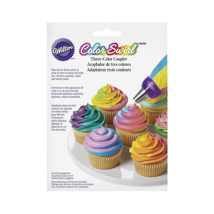 Wilton Tri Color Coupler Fast Shipping
